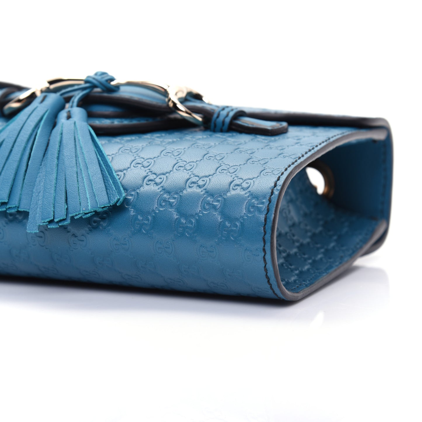 Microguccissima Mini Emily Shoulder Bag Deep Cobalt