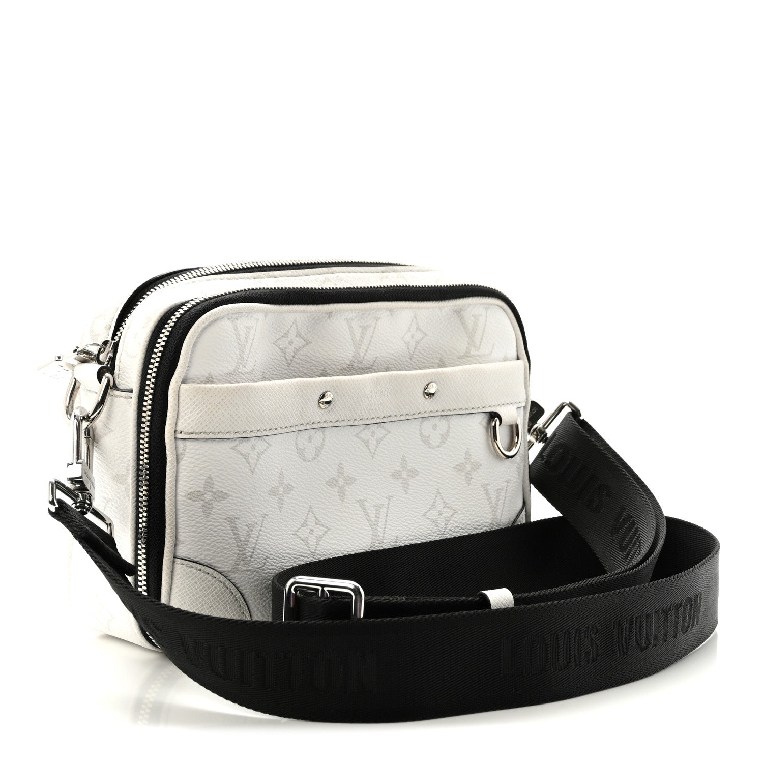 Louis Vuitton Taiga Monogram Alpha Messenger  Optic White 3 of 10