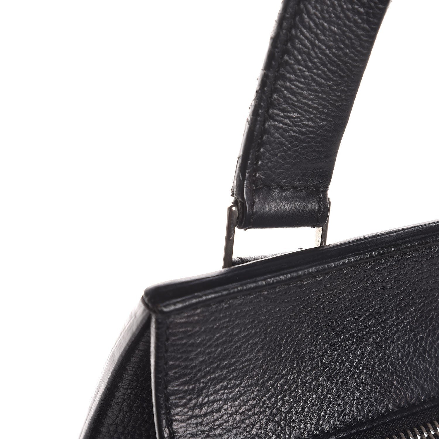 Celine Grained Calfskin Medium Edge Shoulder Bag Black 10 of 17