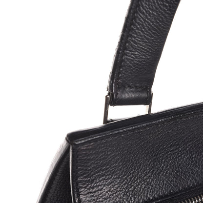 Celine Grained Calfskin Medium Edge Shoulder Bag Black 10 of 17