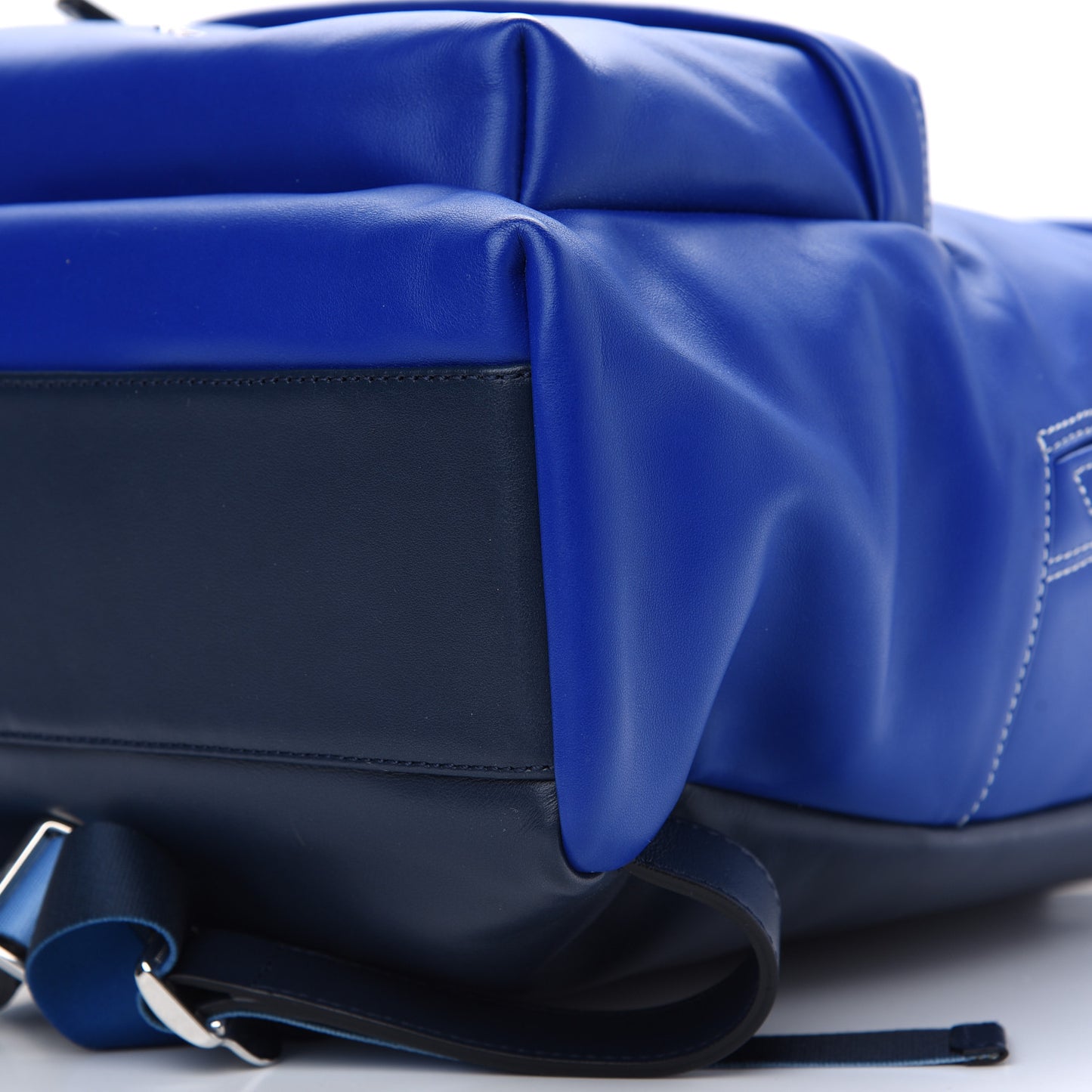 Smooth Calfskin Small Logo Backpack Royal Blue