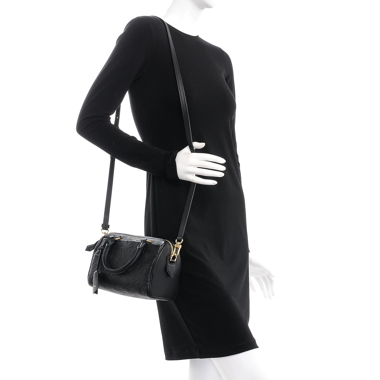 Louis Vuitton Empreinte Speedy Bandouliere 20 NM Black 2 of 8