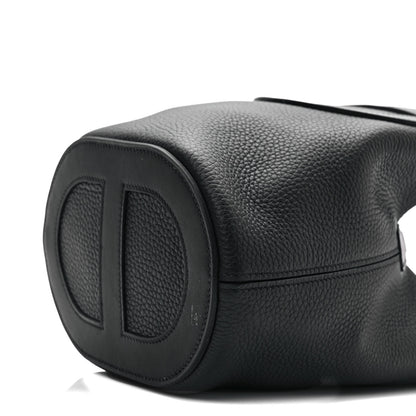 Hermes Taurillon Clemence Swift In-The-Loop 18 Bag Black 7 of 8