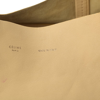 Celine Lambskin Horizontal Bi-Color Cabas Butter 10 of 11