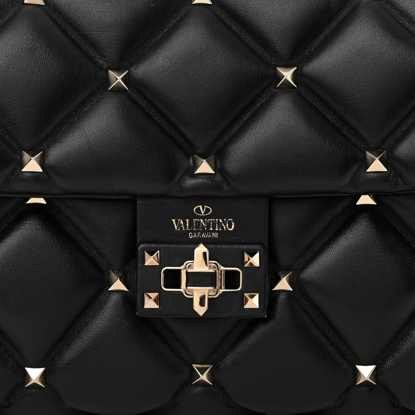 Nappa Candystud Crossbody Black