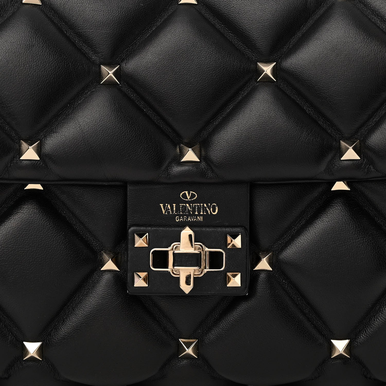 Valentino Garavani Nappa Candystud Crossbody Black 7 of 11