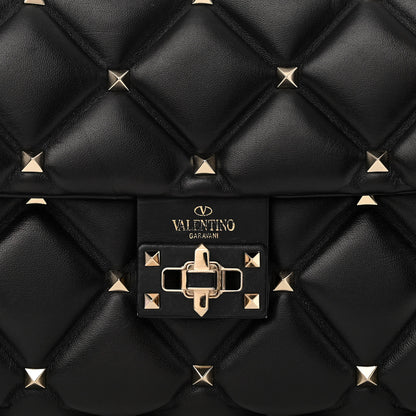 Valentino Garavani Nappa Candystud Crossbody Black 7 of 11