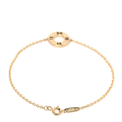 Tiffany 18K Yellow Gold Diamond Atlas Pierced Bracelet 3 of 5