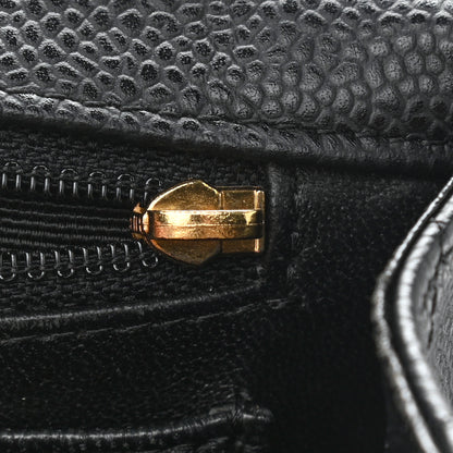 Chanel Caviar Quilted Jumbo Single Flap Black 14 of 14