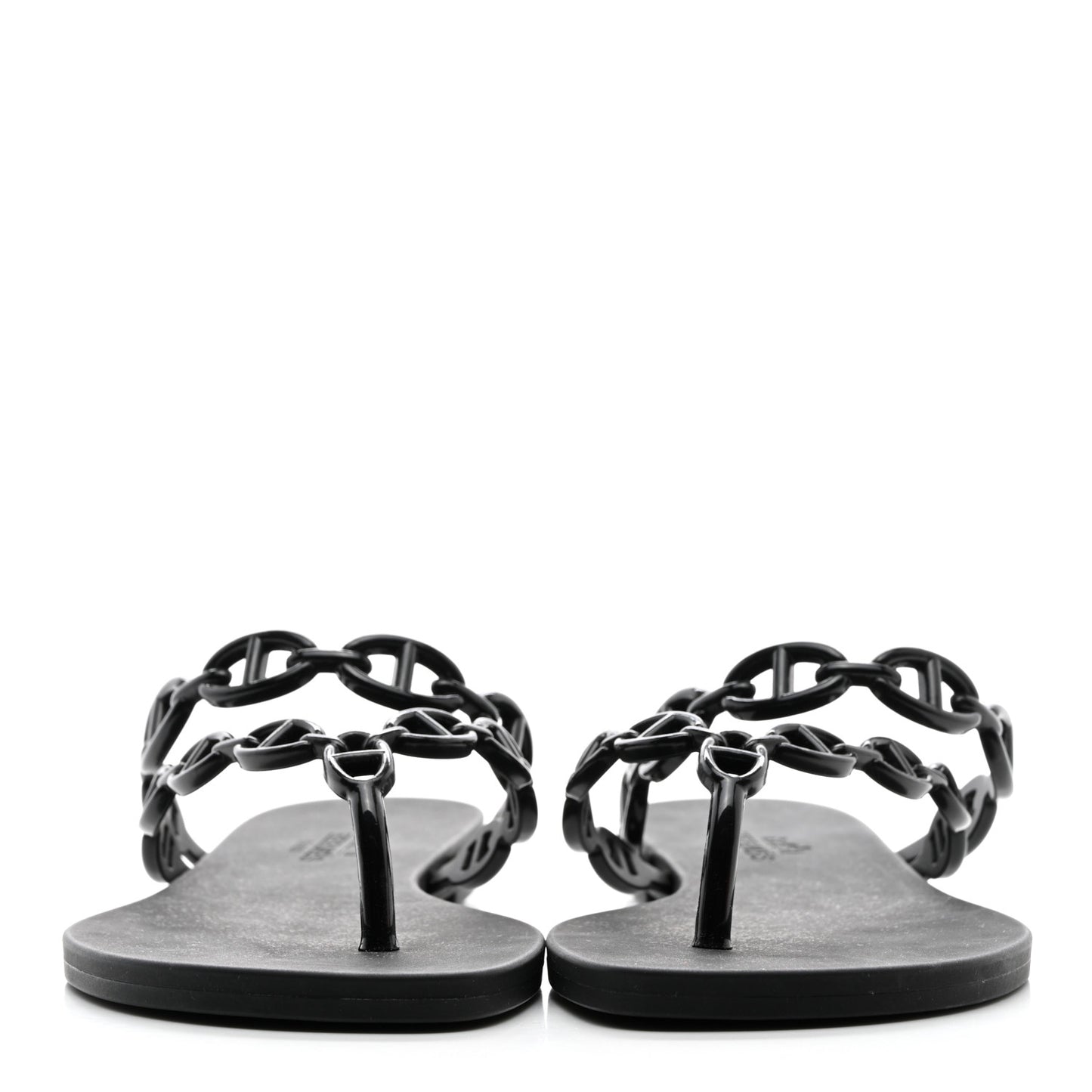 Rubber Chaine d'Ancre Island Sandals 35 Black