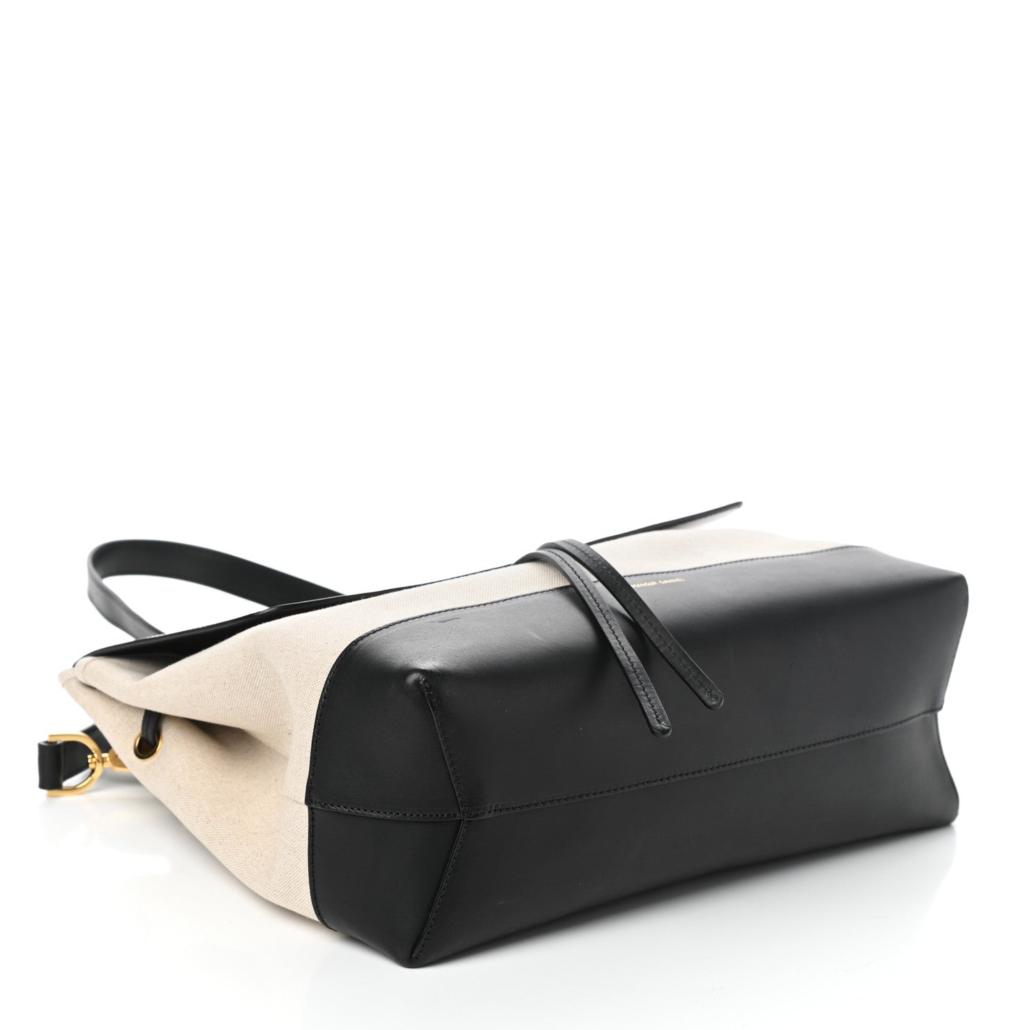 Mansur Gavriel Canvas Calfskin Lady Bag Creme Black 4 of 9
