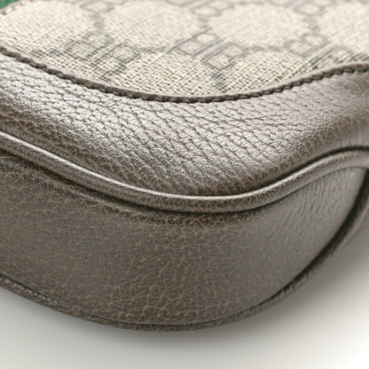 Gucci X BALENCIAGA BB Supreme Monogram Calfskin Web Mini Jackie 1961 Hobo Beige Ebony 10 of 10