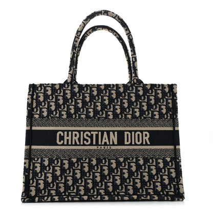 Christian Dior Oblique Medium Book Tote Blue Multicolor 1 of 10