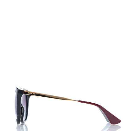 Prada Cinema Polarized Sunglasses SPR23S Black Gold 3 of 8