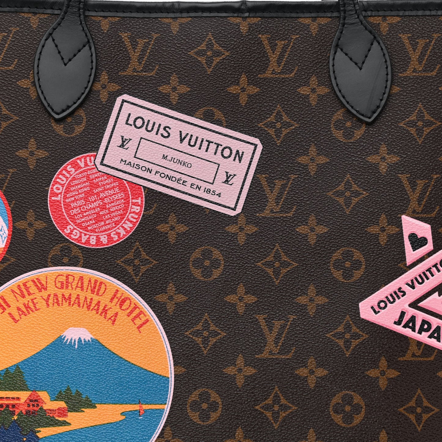 Monogram World Tour Neverfull MM