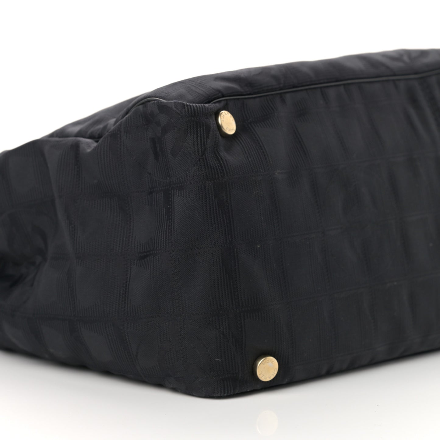 Nylon Medium Travel Tote Black