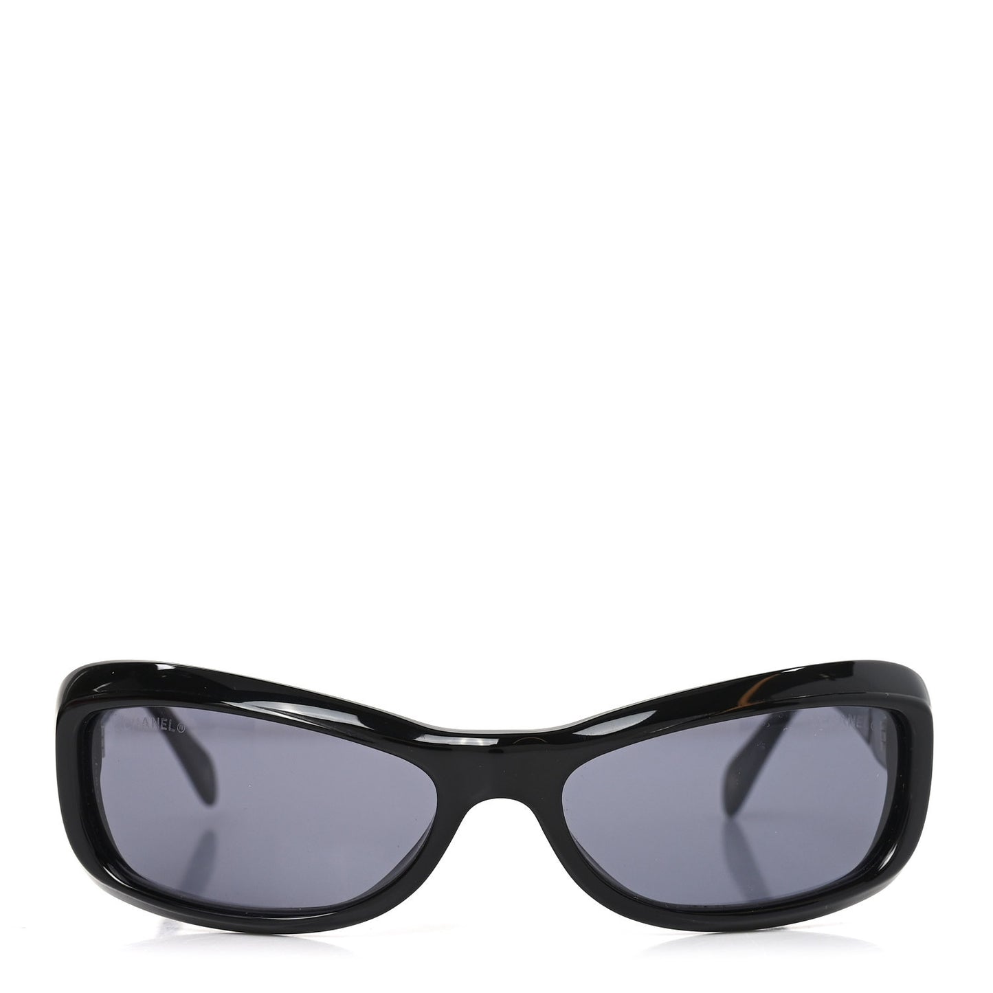 Crystal CC Logo Sunglasses 5095-B Black