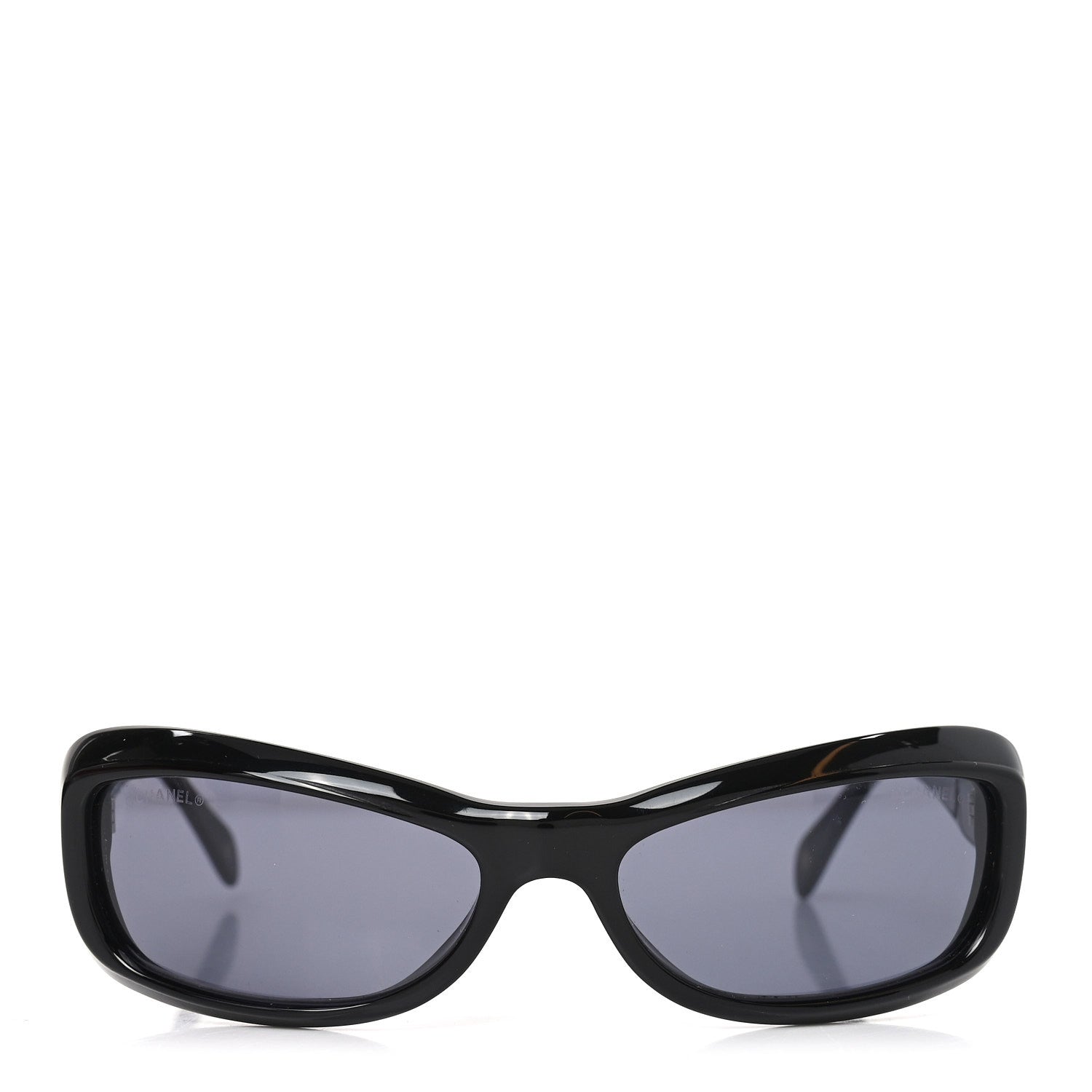 Chanel Crystal CC Logo Sunglasses 5095-B Black 2 of 7