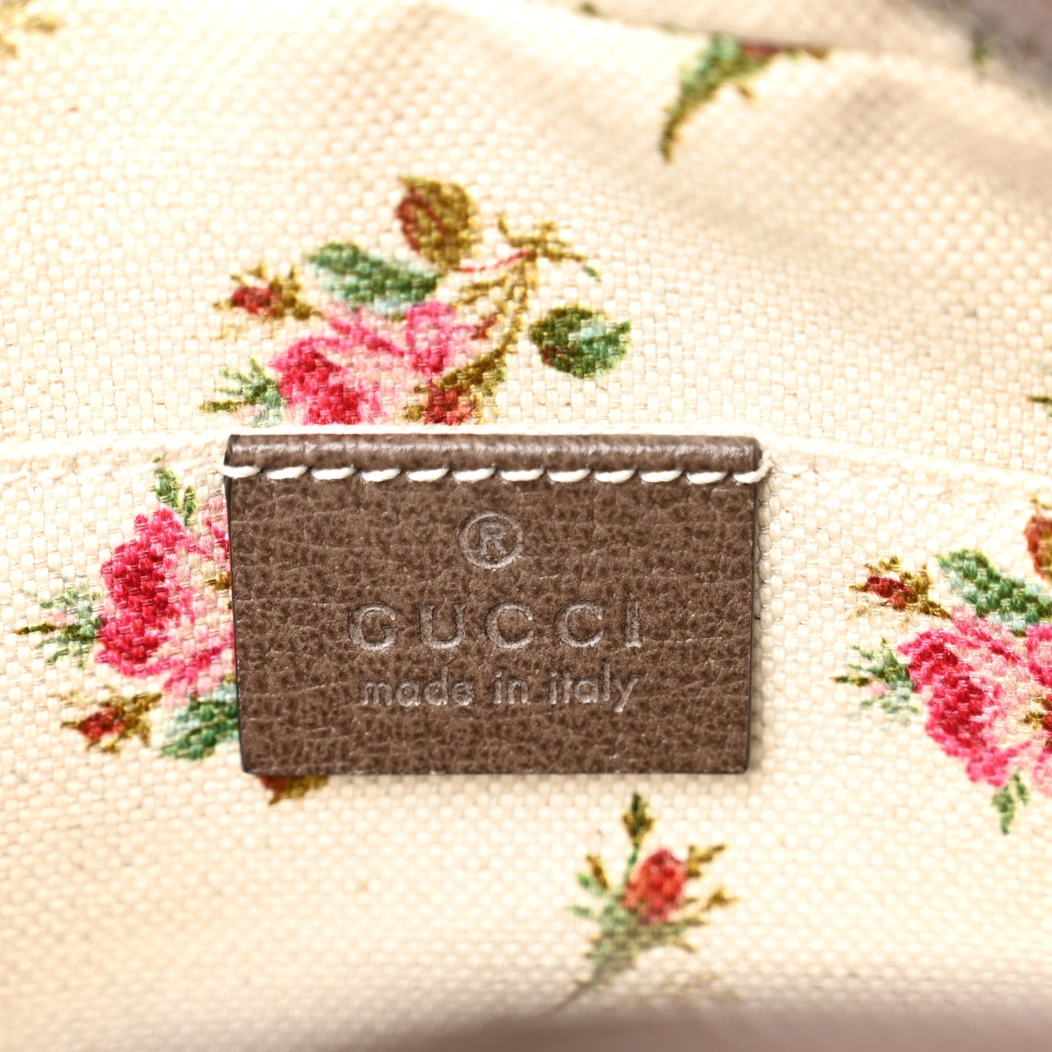 Gucci GG Supreme Monogram Web Neo Vintage Shoulder Bag Beige New Acero Crop 6 of 11