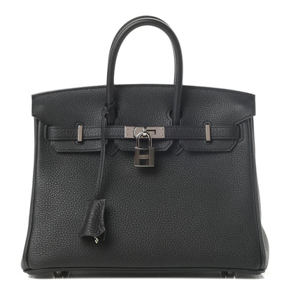 Hermes Togo Birkin 25 Black 1 of 12