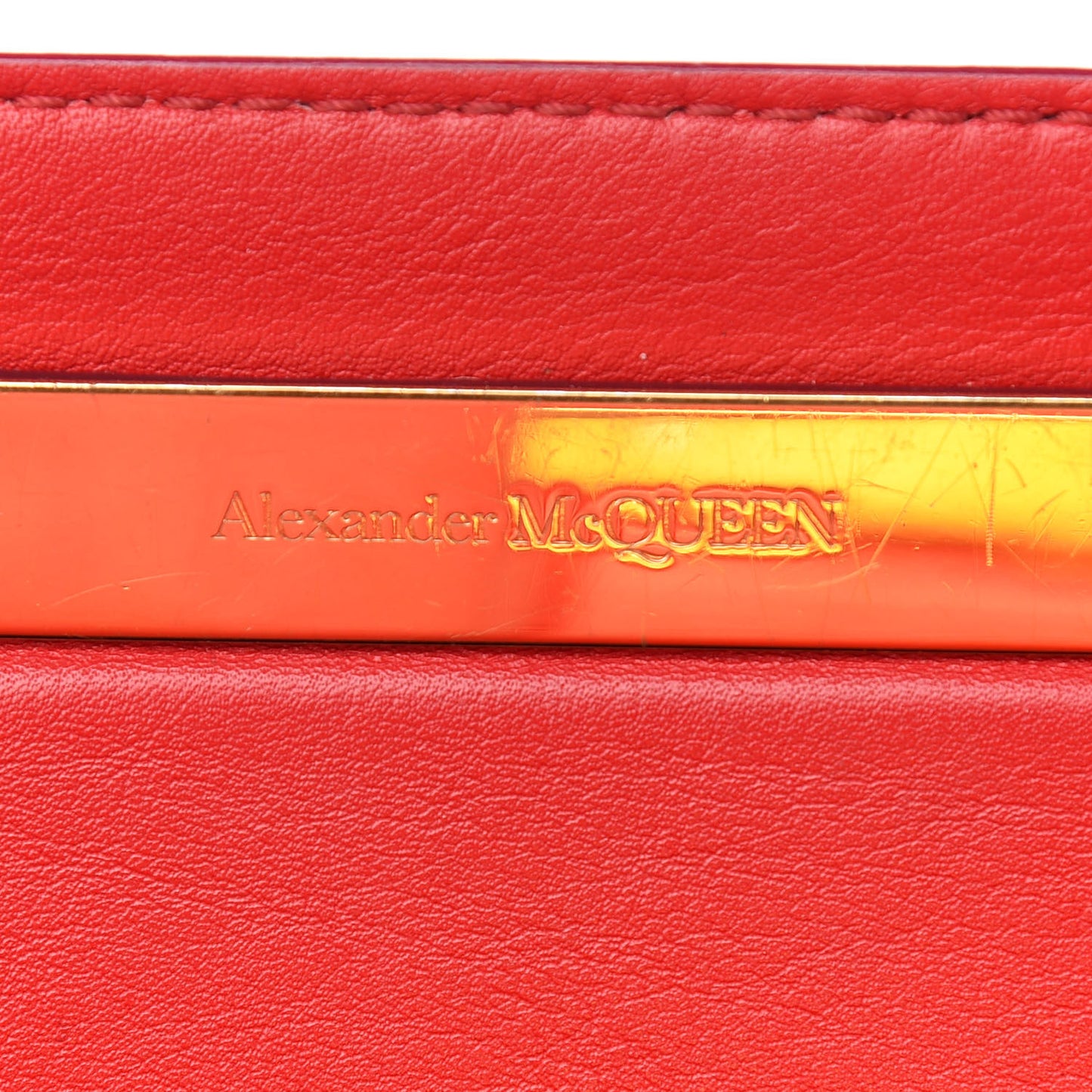 Calfskin The Tall Story Shoulder Bag Red