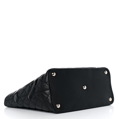Chanel Calfskin Quilted Large Cambon Tote Black 4 of 11