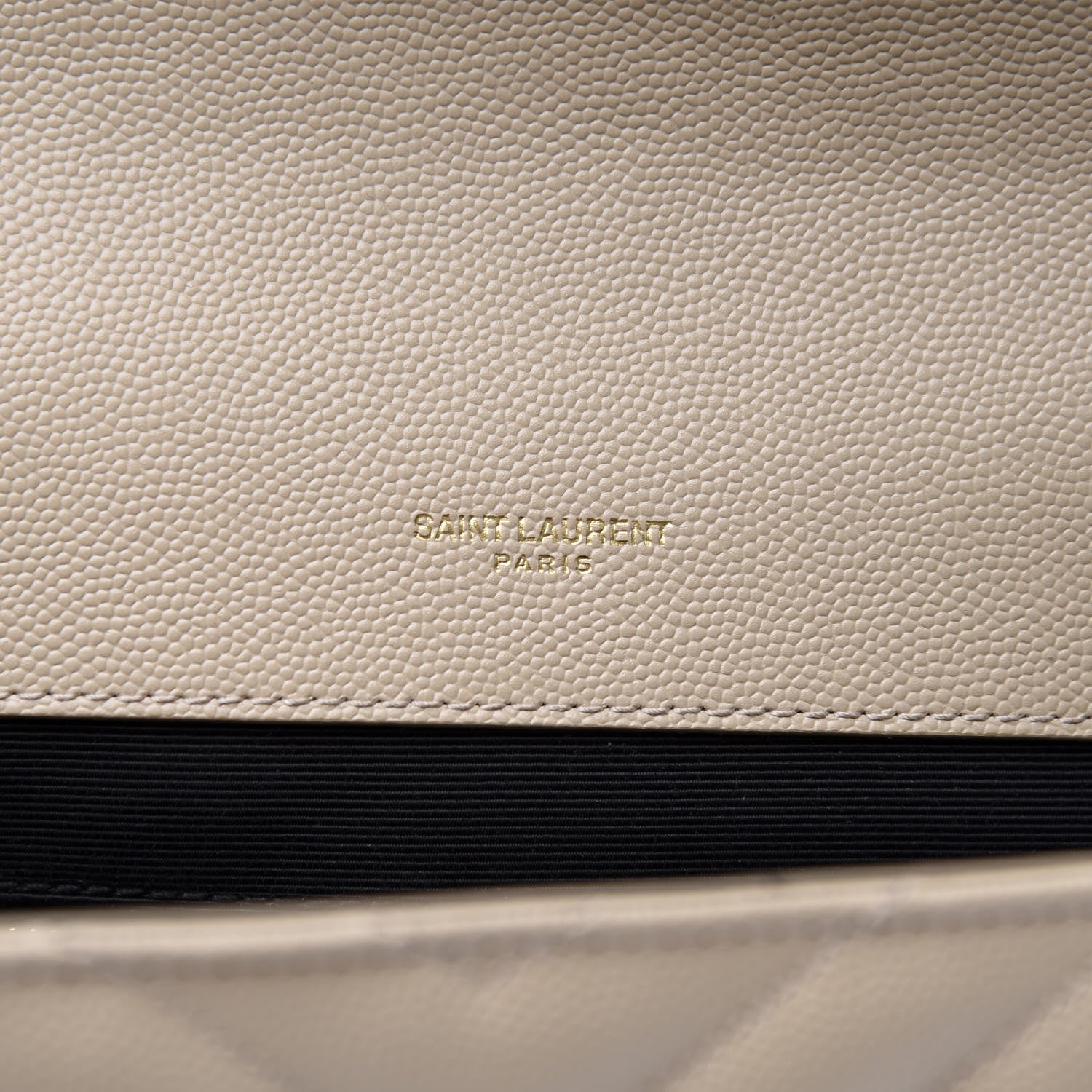 Saint Laurent Grain De Poudre Matelasse Chevron Large Monogram Satchel Nude Powder 5 of 11