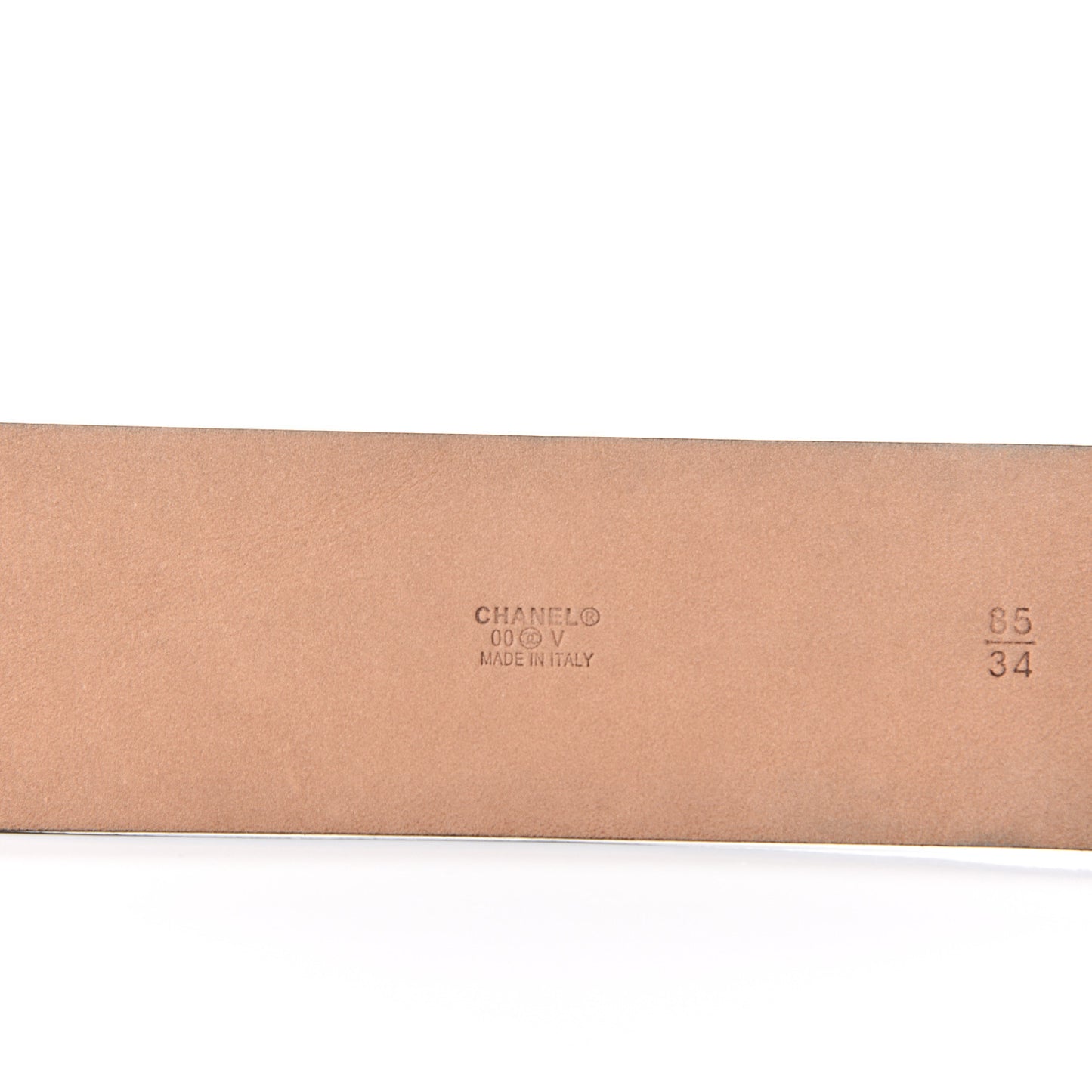Calfskin CC Belt 85 34 Black