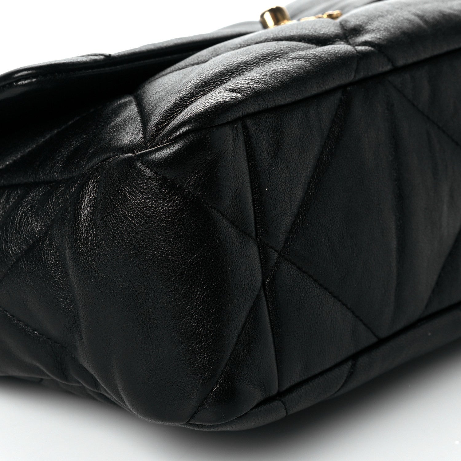 Chanel Lambskin Quilted Large Chanel 19 Flap Black 9 of 11