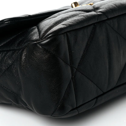 Chanel Lambskin Quilted Large Chanel 19 Flap Black 9 of 11