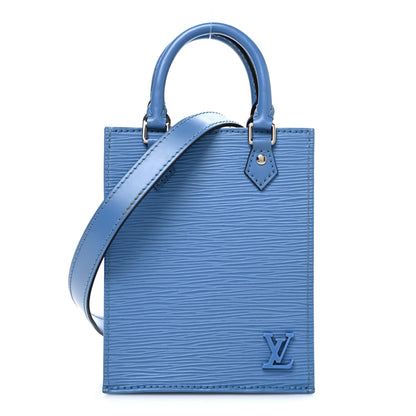 Louis Vuitton Epi Petit Sac Plat Bleuet 1 of 9