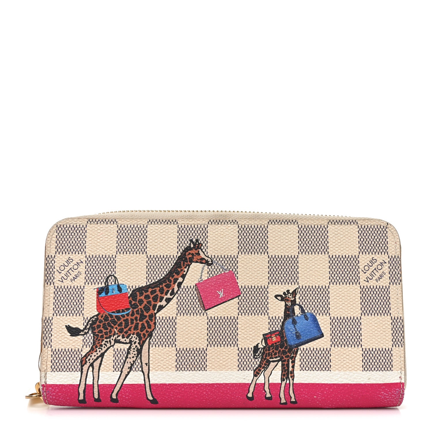 Louis Vuitton Damier Azur 2017 Christmas Animation Zippy Wallet 1 of 6