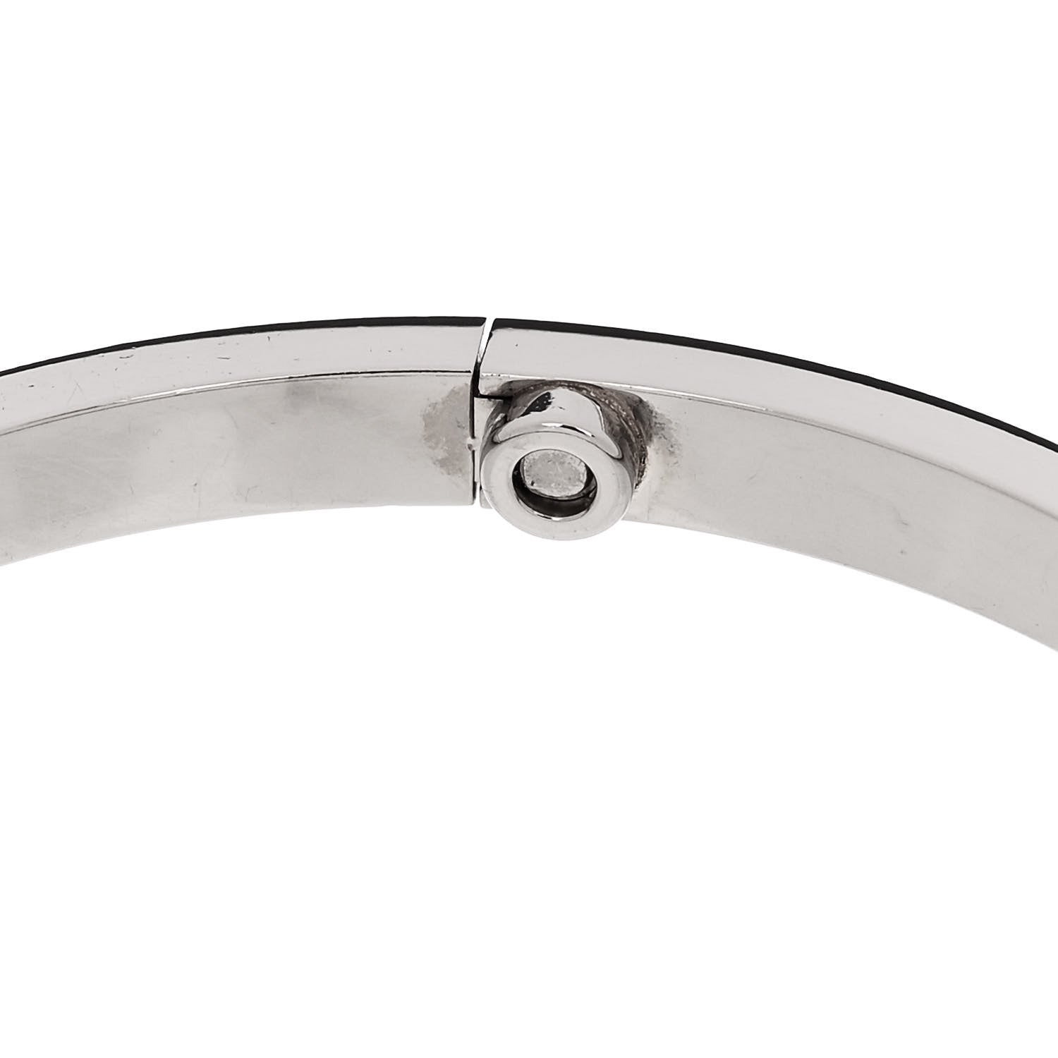 Cartier 18K White Gold Small LOVE Bracelet 16 7 of 7