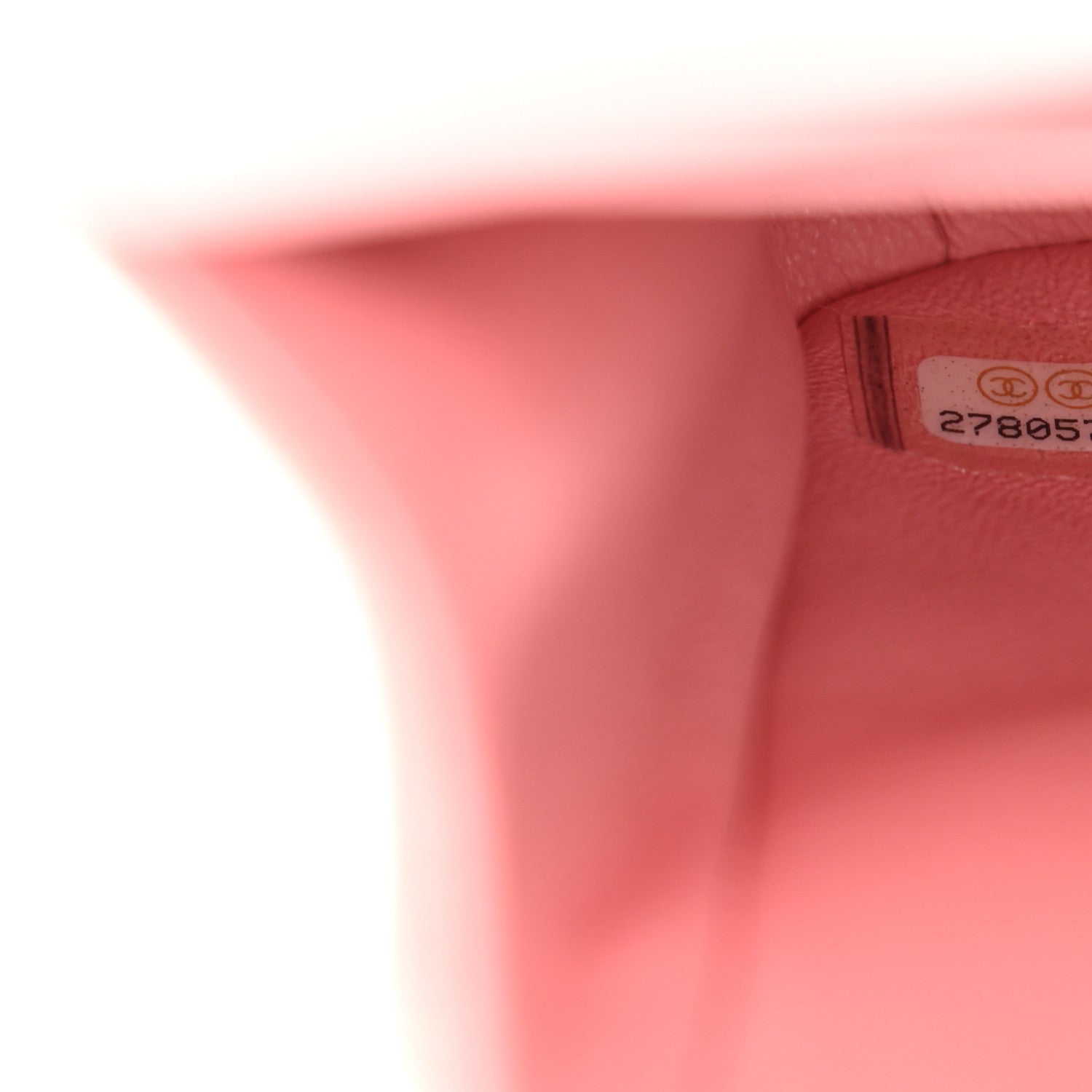 Chanel Caviar Flat Chevron Quilted Medium Double Flap Pink 7 of 9