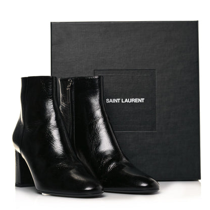Saint Laurent Calfskin Loulou 70 Uniform Ankle Boots 41.5 Black 10 of 10