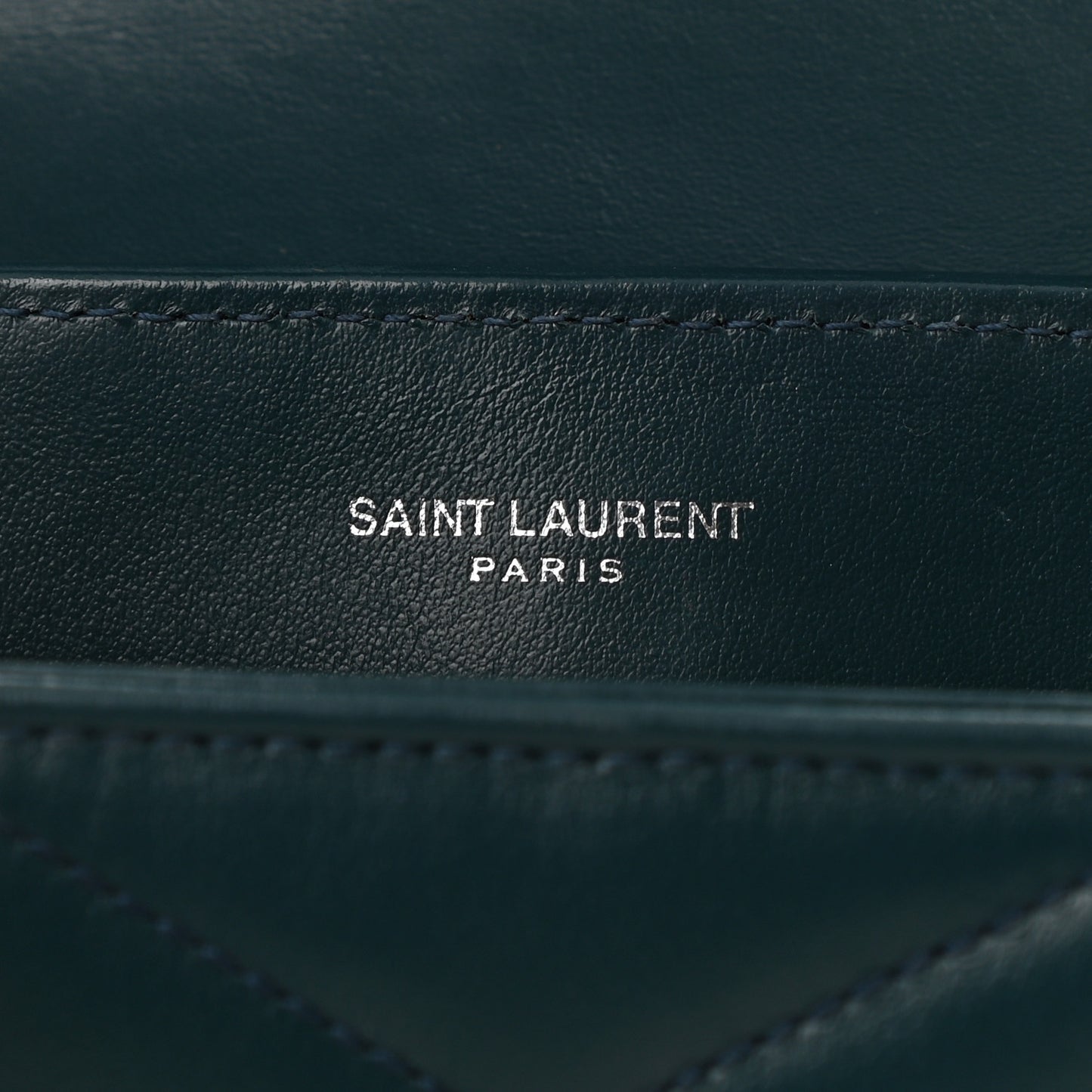 Calfskin Y Quilted Monogram Toy Loulou Satchel Dark Turquoise