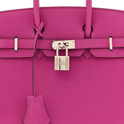 Hermes Togo Birkin 25 Rose Pourpre 8 of 14
