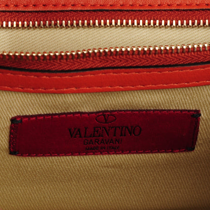Valentino Garavani Vitello Small Glam Lock Rockstud Flap English Red 6 of 7