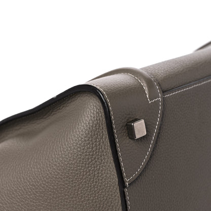 Celine Drummed Calfskin Mini Luggage Souris 10 of 17