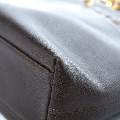 Chanel Caviar Shoulder Bag Brown 9 of 13