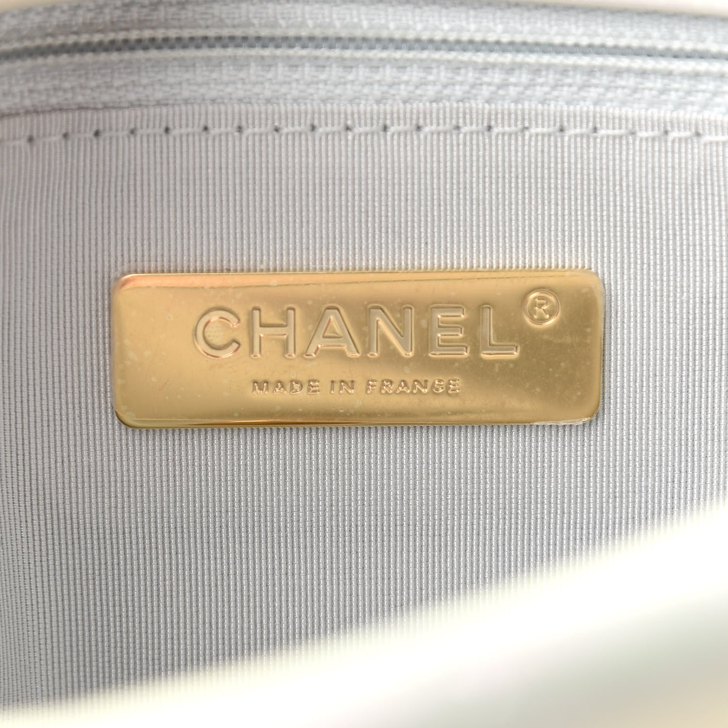 Chanel Iridescent Calfskin Quilted Medium Chanel 19 Flap White 6 of 9