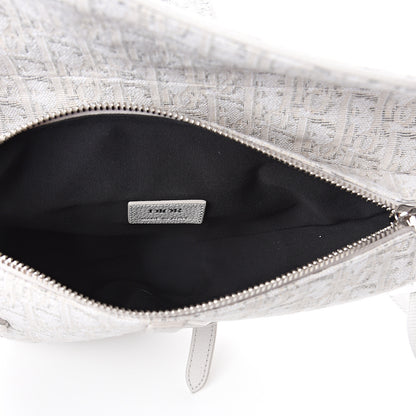 Christian Dior Oblique Mens Saddle Bag Grey 4 of 7