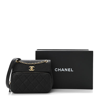 Chanel Caviar Quilted Small Business Affinity Messenger Flap Black 12 of 12