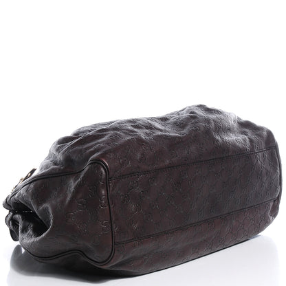 Gucci Guccissima Signature Large Sukey Tote Chocolate 4 of 7