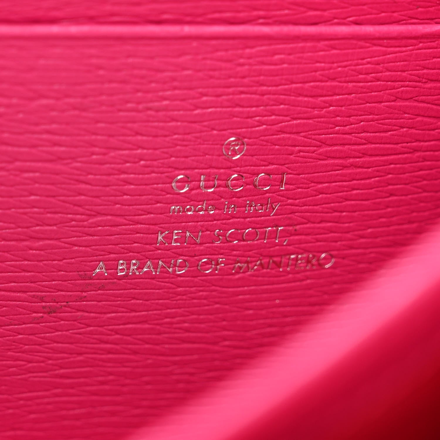 Gucci X KEN SCOTT Textured Calfskin Pomponica Print Mini Dionysus Chain Wallet Multicolor Fuxia Pompon 6 of 11