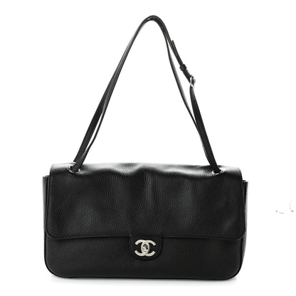 Chanel Grained Calfskin Small Souplissimo Maxi Flap Black 1 of 10
