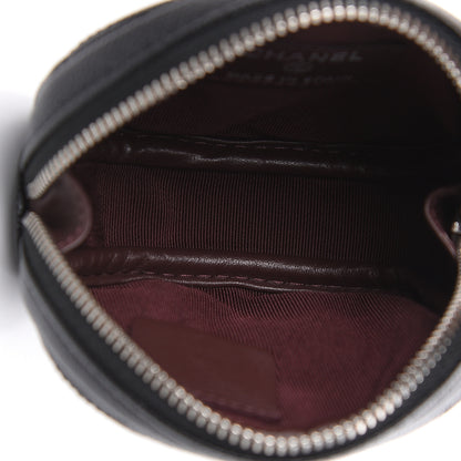 Chanel Caviar Quilted Zip Around Classic Coin Purse Black 5 of 8