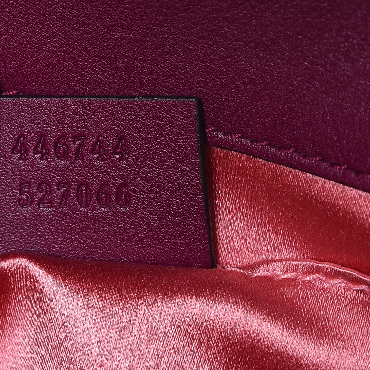 Gucci Velvet Matelasse Mini GG Marmont Shoulder Bag Fuchsia Violet Cyclamen 7 of 8