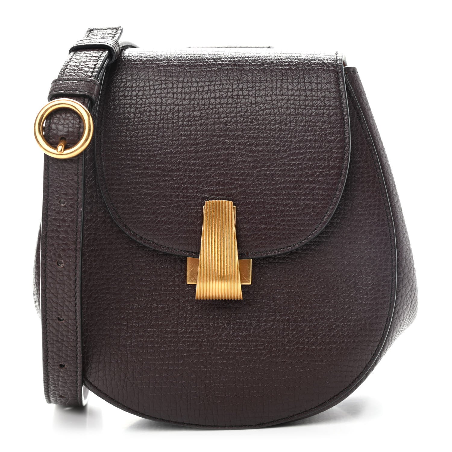 Bottega Veneta Palmellato Calfskin Rounded Belt Bag Oxblood 1 of 8