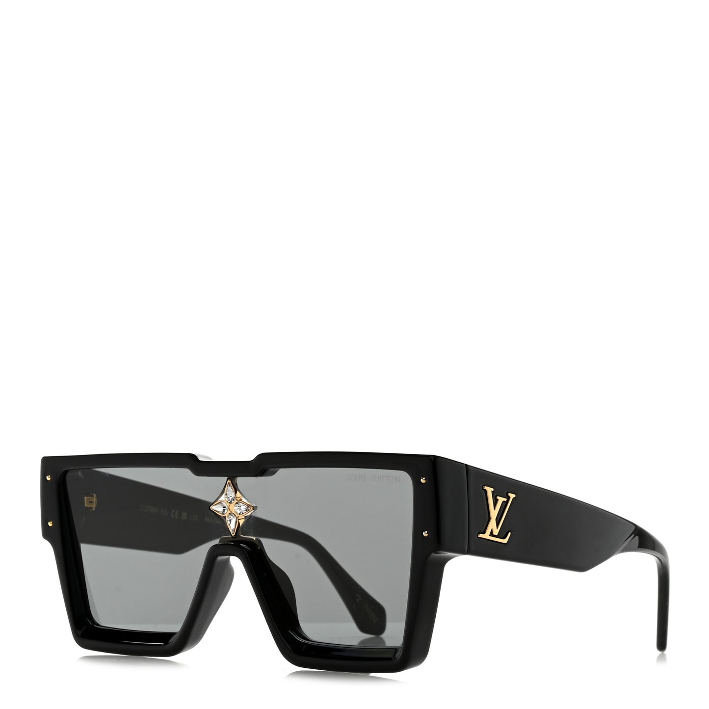 Acetate Swarovski Crystal Cyclone Sunglasses Z1578W Black